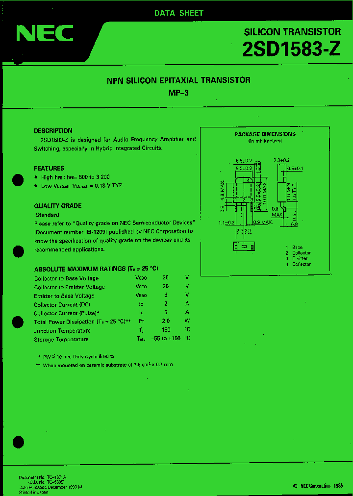 2SD1583-Z_1196832.PDF Datasheet