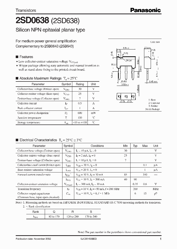 2SD638_1197306.PDF Datasheet