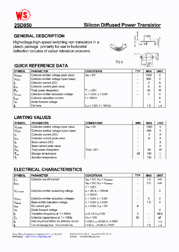 2SD850_1197347.PDF Datasheet