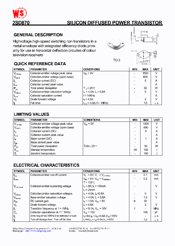 2SD870_1197354.PDF Datasheet