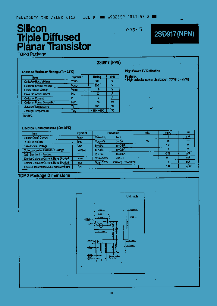 2SD917_1197384.PDF Datasheet