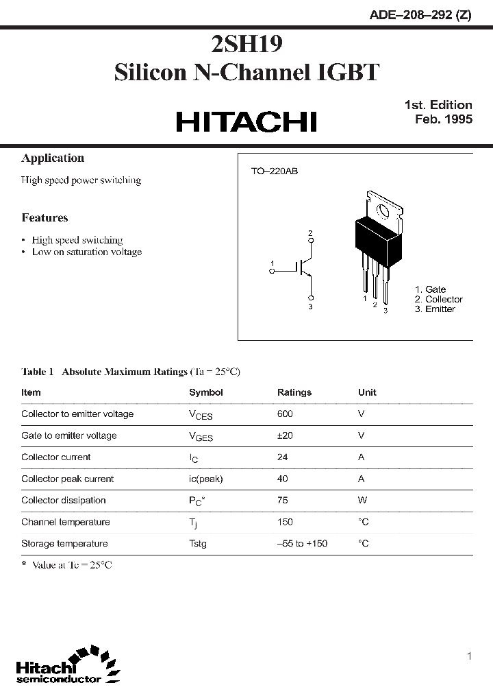 2SH19_1197417.PDF Datasheet