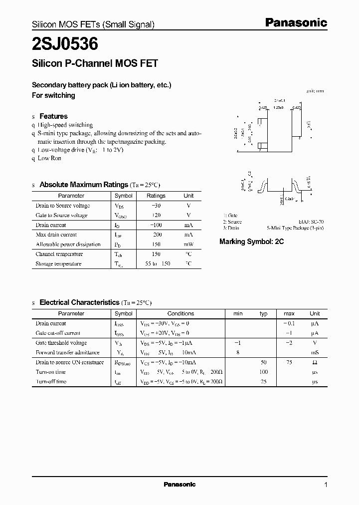 2SJ0536_1197420.PDF Datasheet