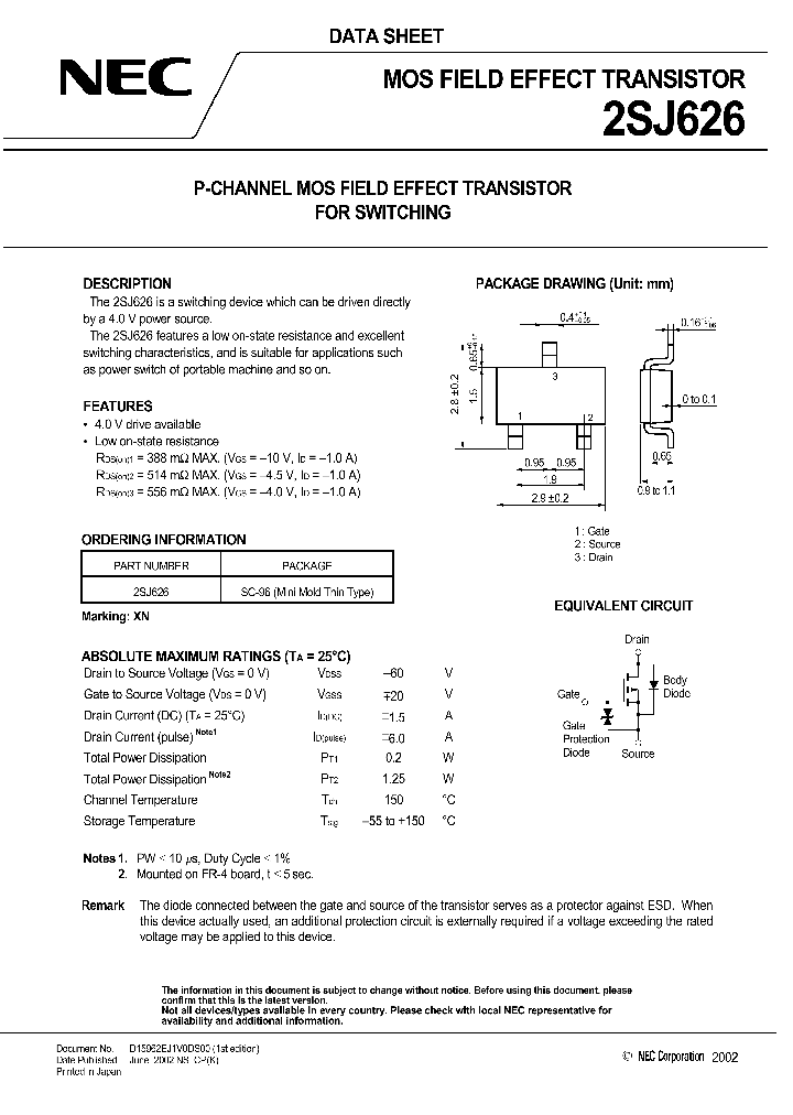 2SJ626_1197690.PDF Datasheet