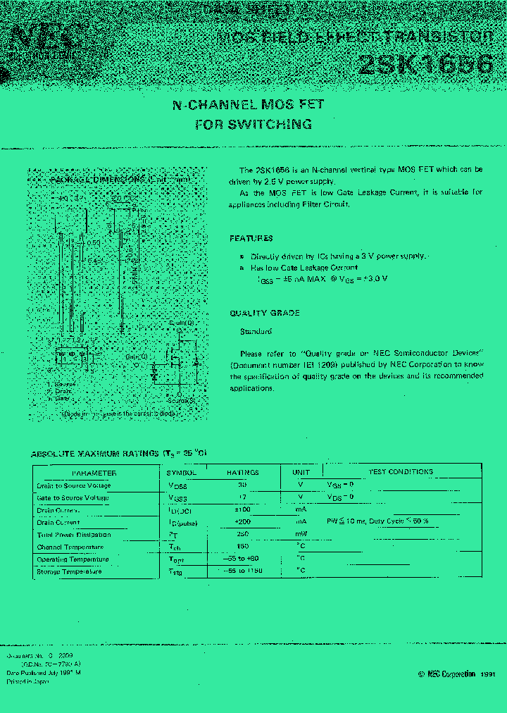 2SK1656_1150115.PDF Datasheet