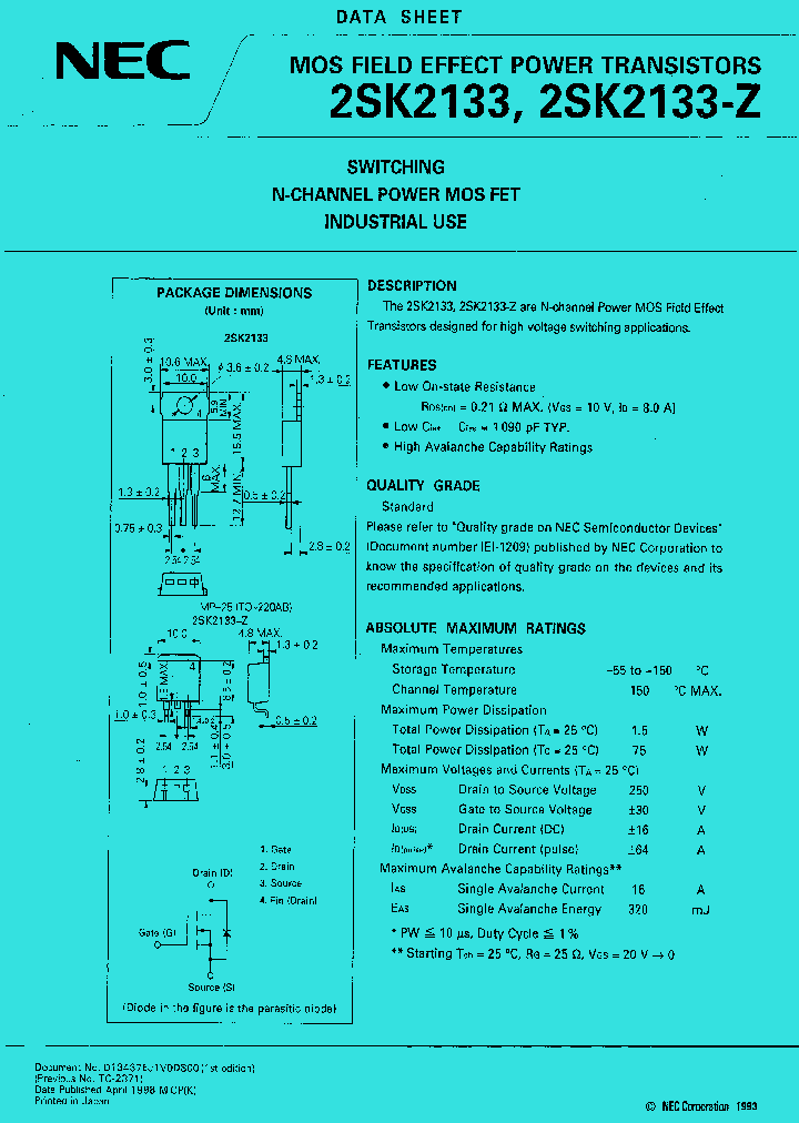 2SK2133_1049981.PDF Datasheet