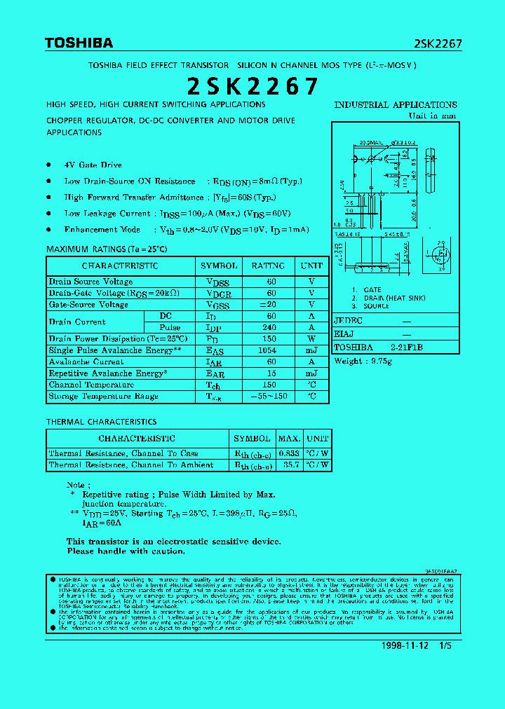 2SK2267_1198144.PDF Datasheet