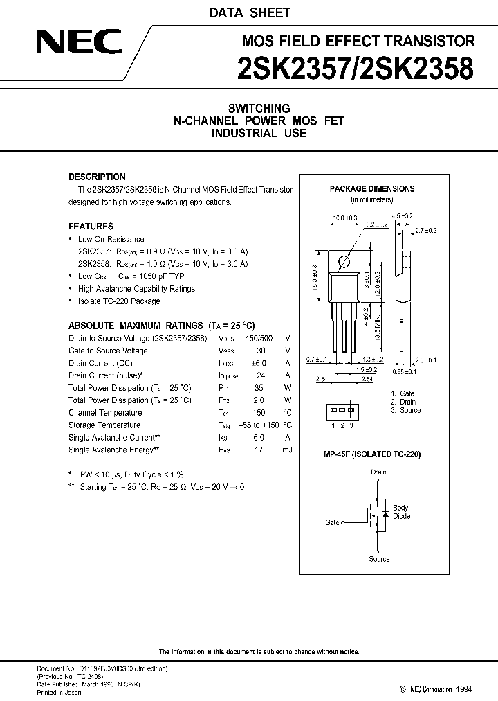 2SK2358_1198162.PDF Datasheet
