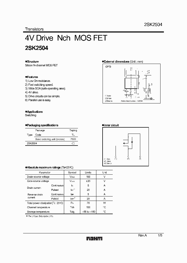 2SK25041_1198227.PDF Datasheet