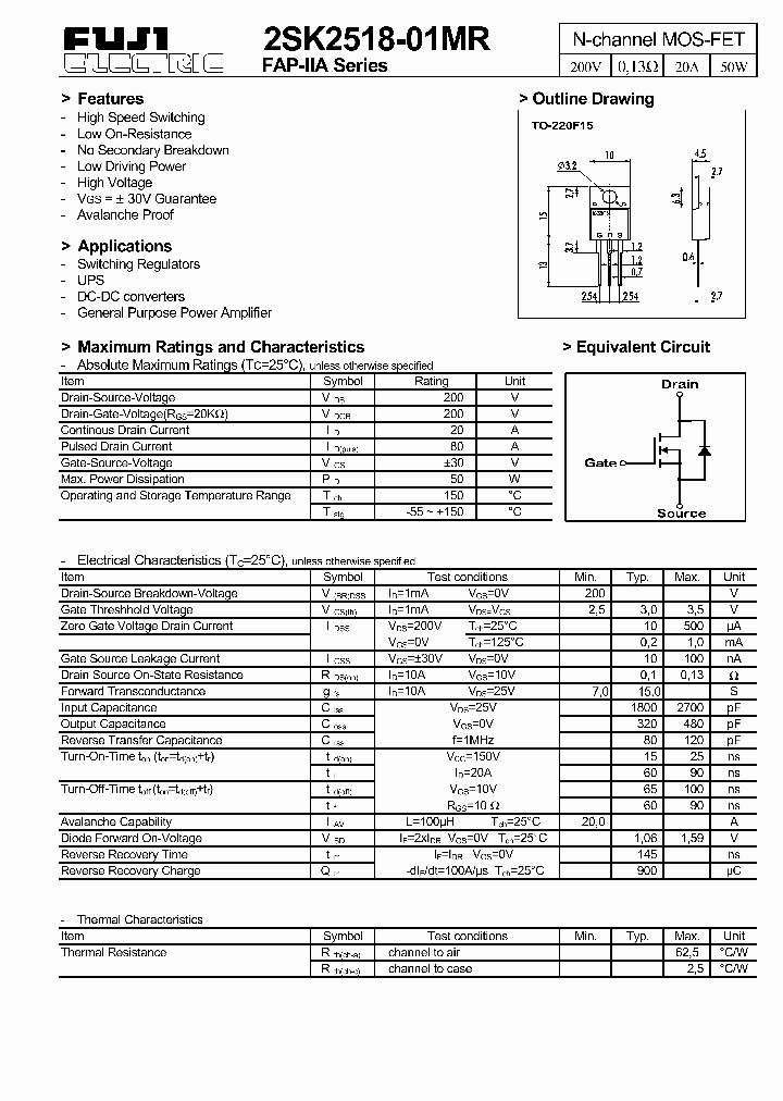2SK2518-01MR_1124134.PDF Datasheet
