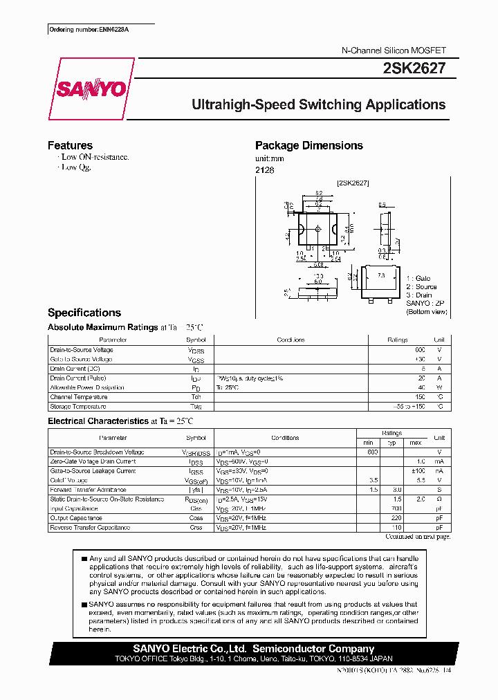 2SK2627_1061632.PDF Datasheet