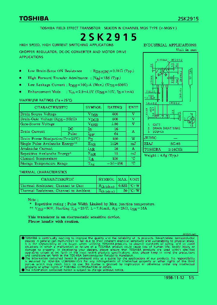 2SK2915_1198426.PDF Datasheet
