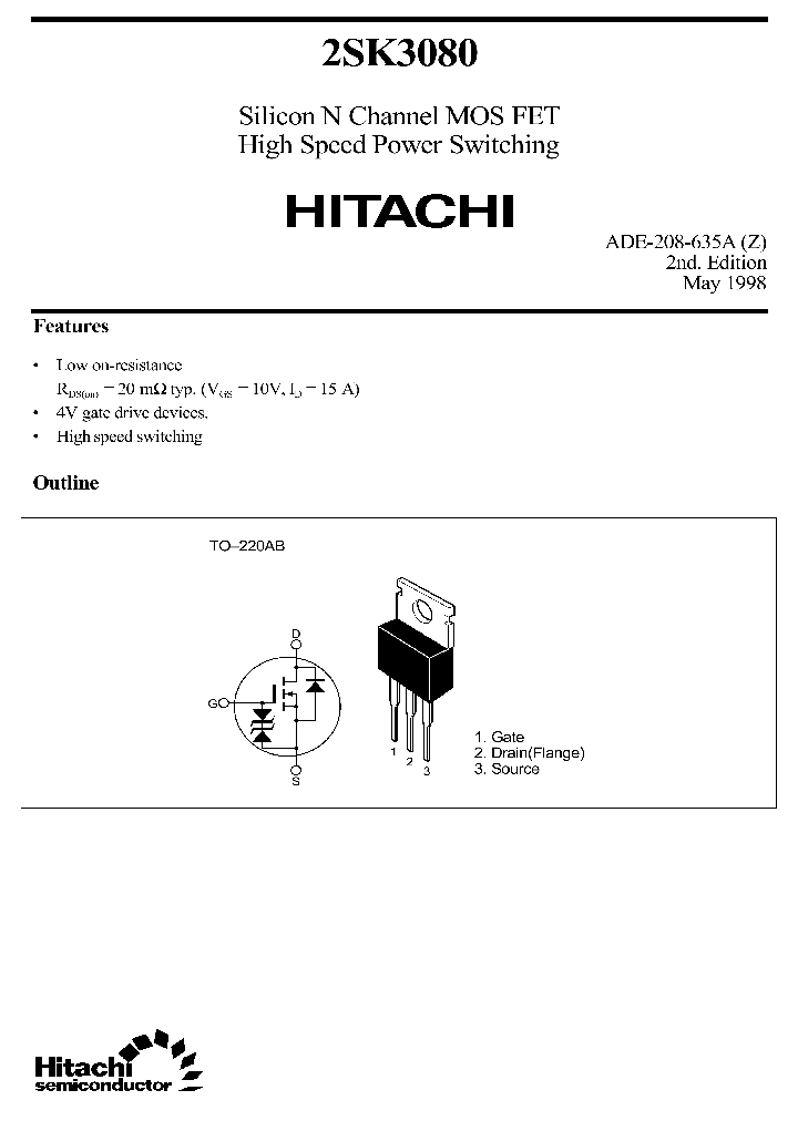 2SK3080_1198519.PDF Datasheet