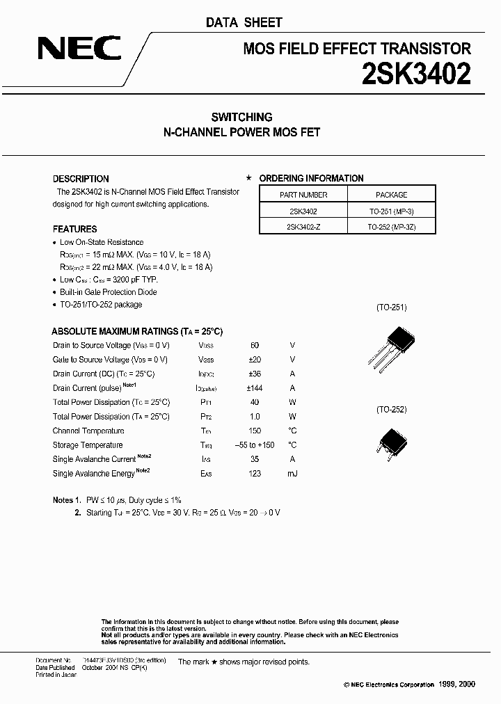 2SK3402-Z_1152899.PDF Datasheet