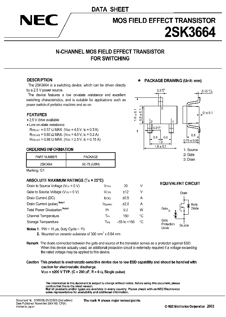 2SK3664_1198769.PDF Datasheet