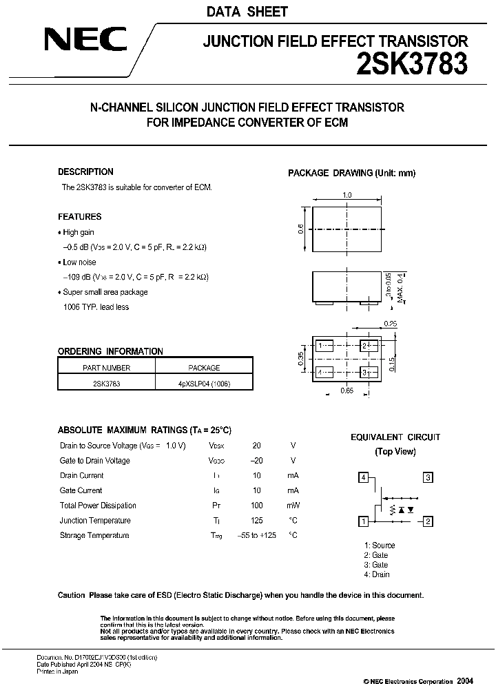 2SK3783_1198811.PDF Datasheet