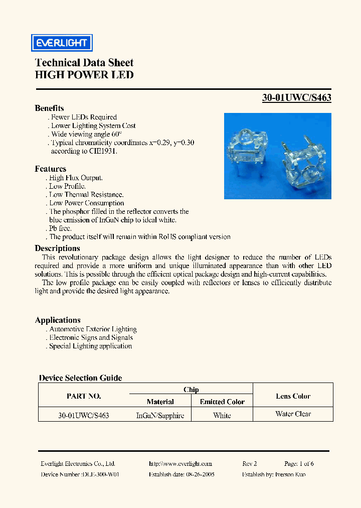 30-01UWCS463_1198955.PDF Datasheet