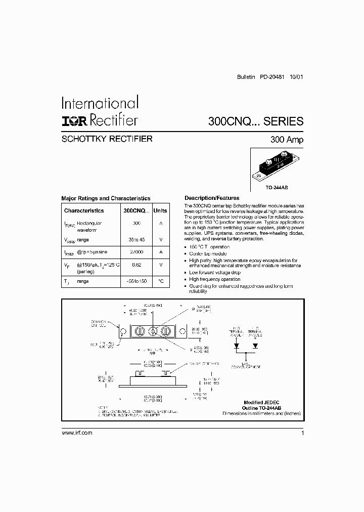 300CNQ045_1198959.PDF Datasheet