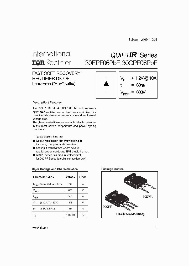 30EPF06PBF_1199027.PDF Datasheet