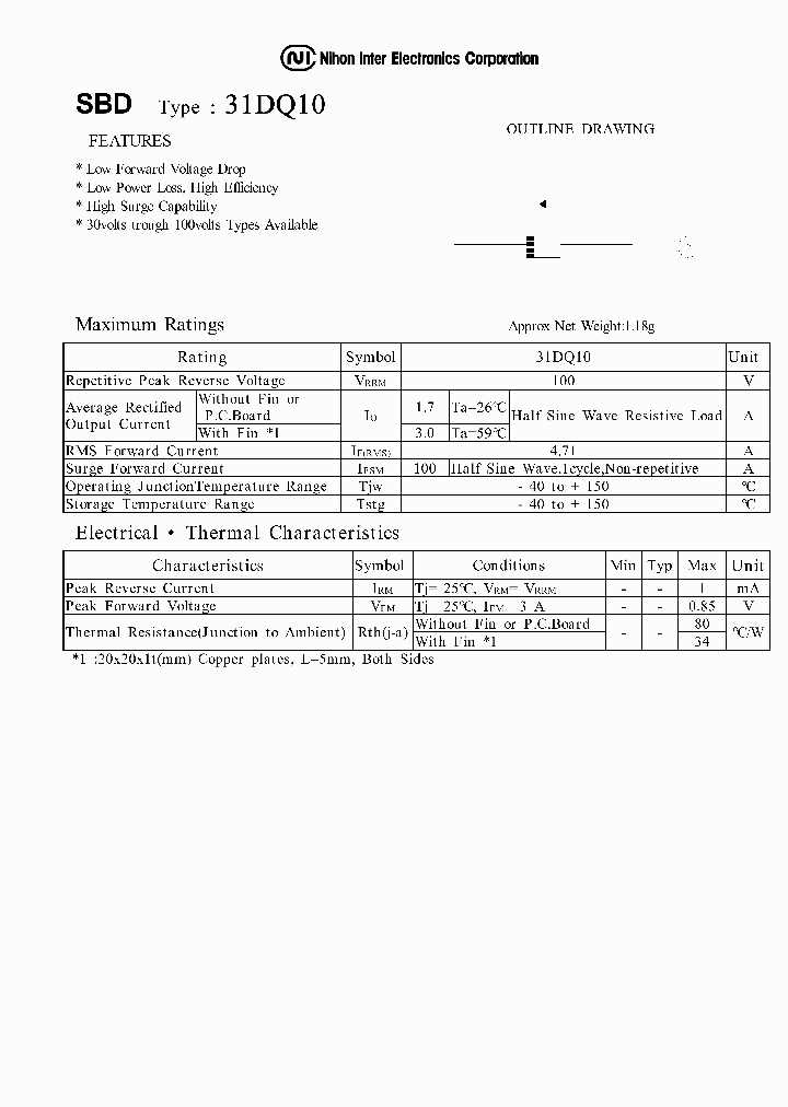 31DQ10_1199117.PDF Datasheet