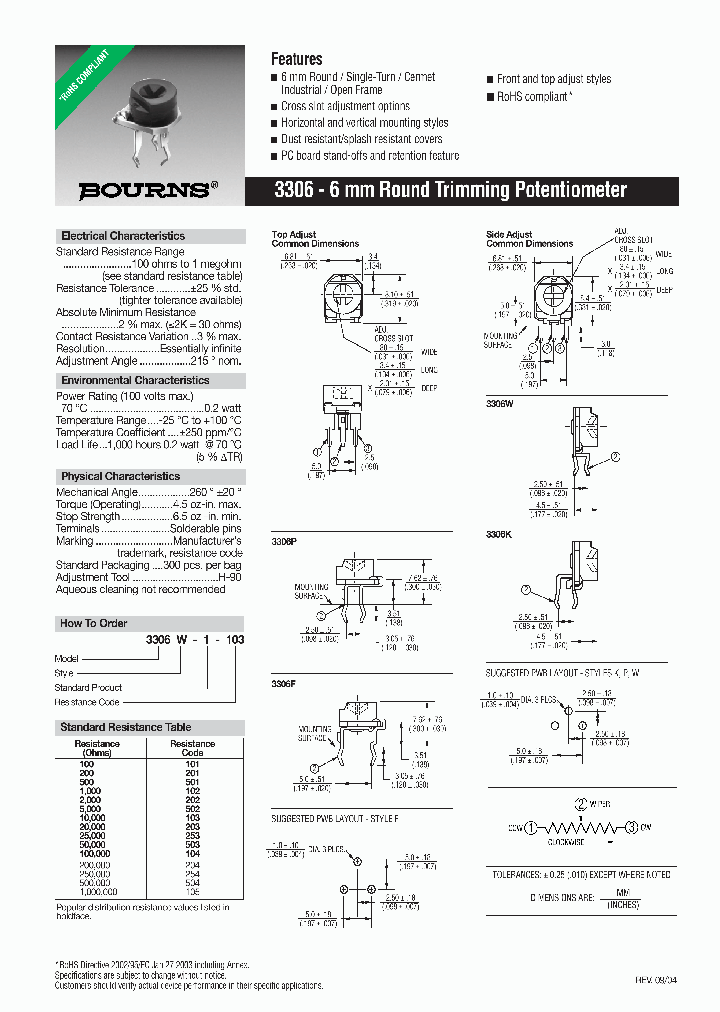 3306W-1-103_1199185.PDF Datasheet