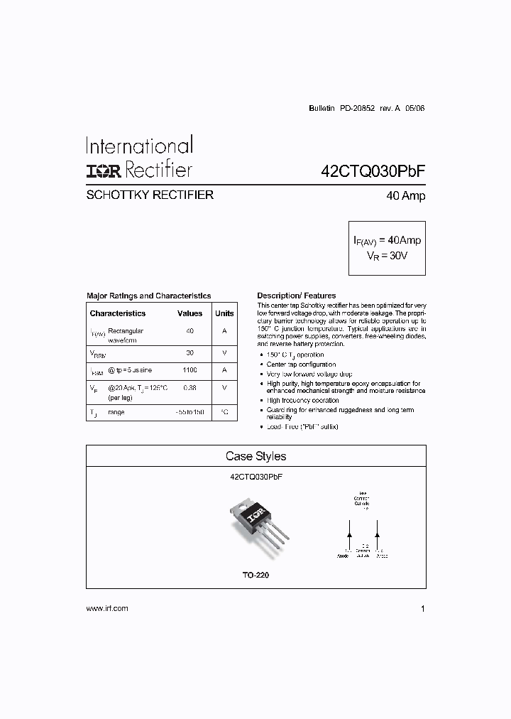 42CTQ030PBF_1199773.PDF Datasheet