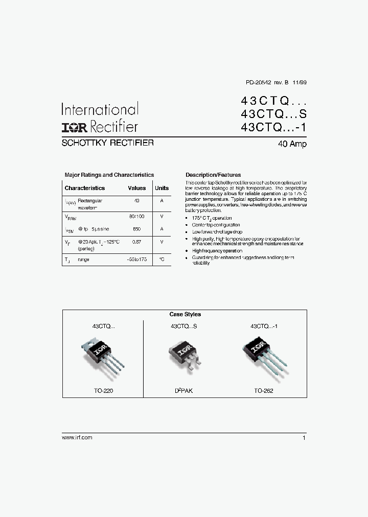 43CTQ100S_1199815.PDF Datasheet