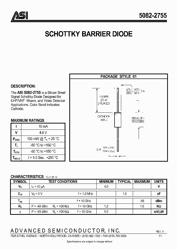 5082-2755_1167494.PDF Datasheet