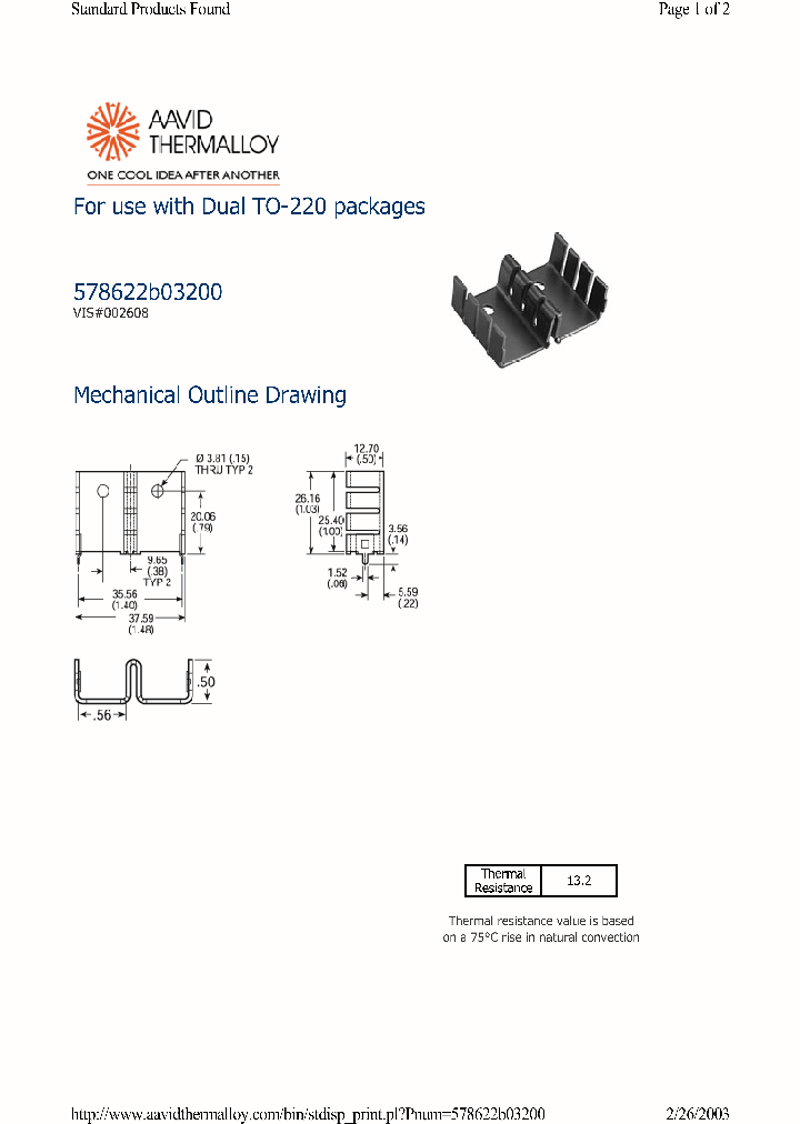578622B03200_1200565.PDF Datasheet