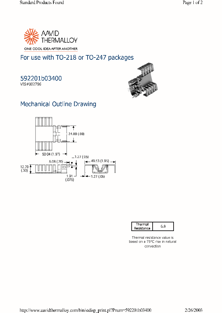 592201B03400_1200603.PDF Datasheet