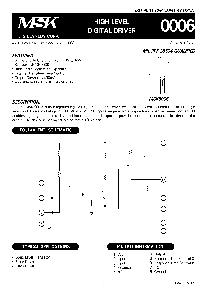 5962-8761701X_1036452.PDF Datasheet
