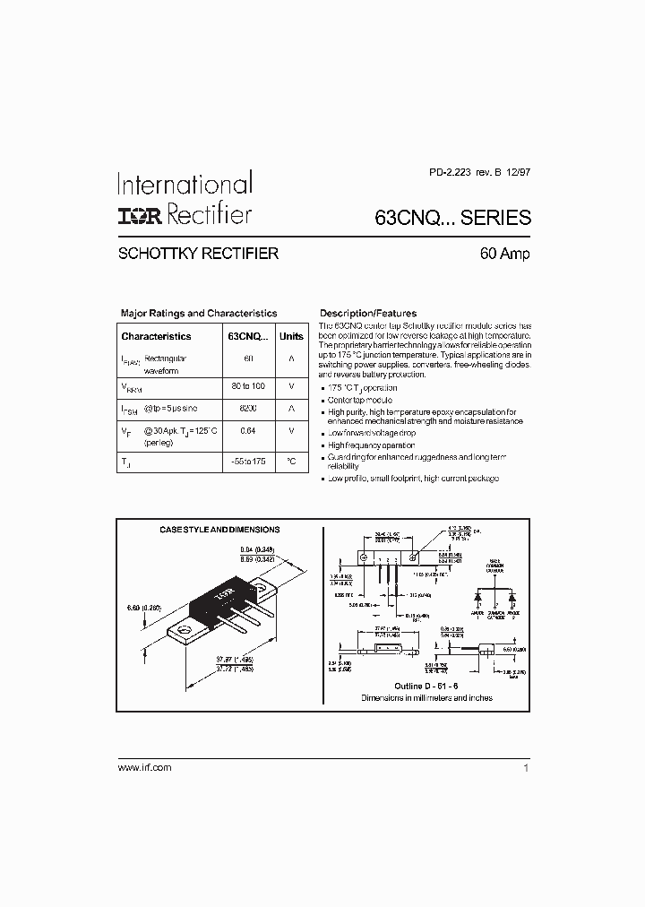 63CNQ100_1200933.PDF Datasheet