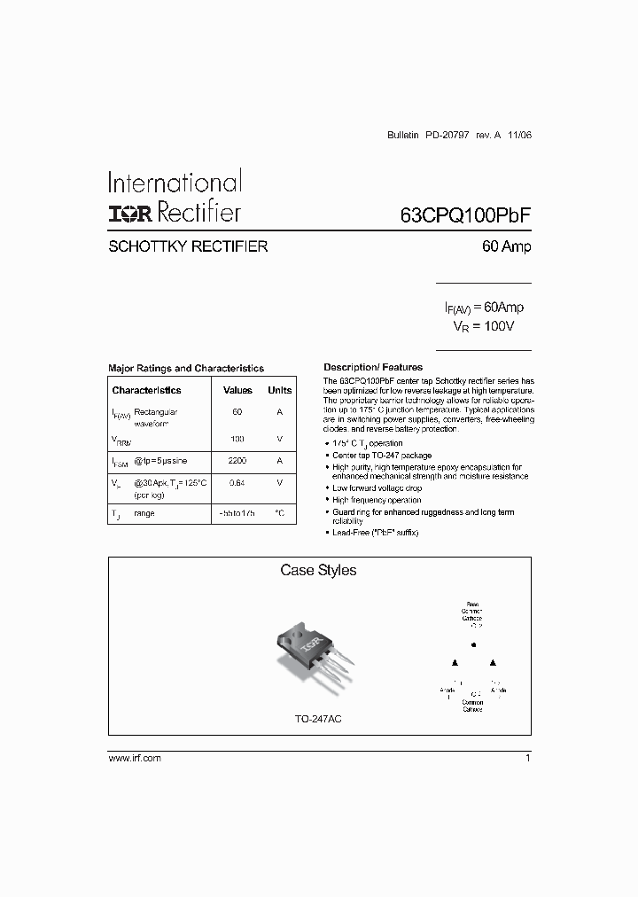 63CPQ100PBF_1200935.PDF Datasheet