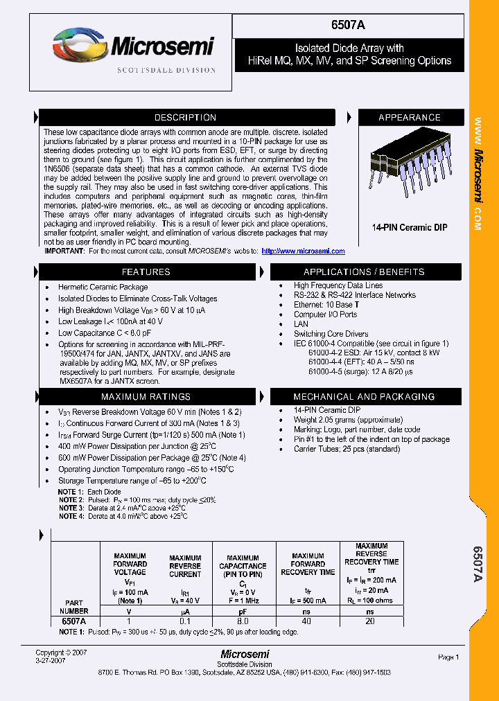 6507A_1200957.PDF Datasheet