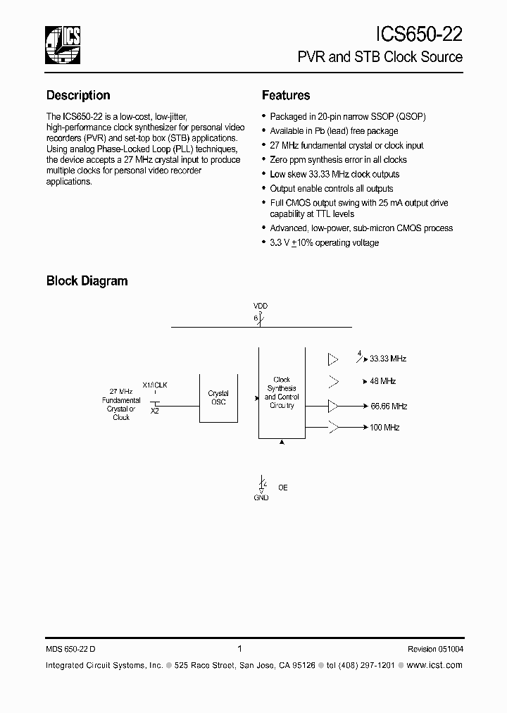 ICS650R-22_604922.PDF Datasheet