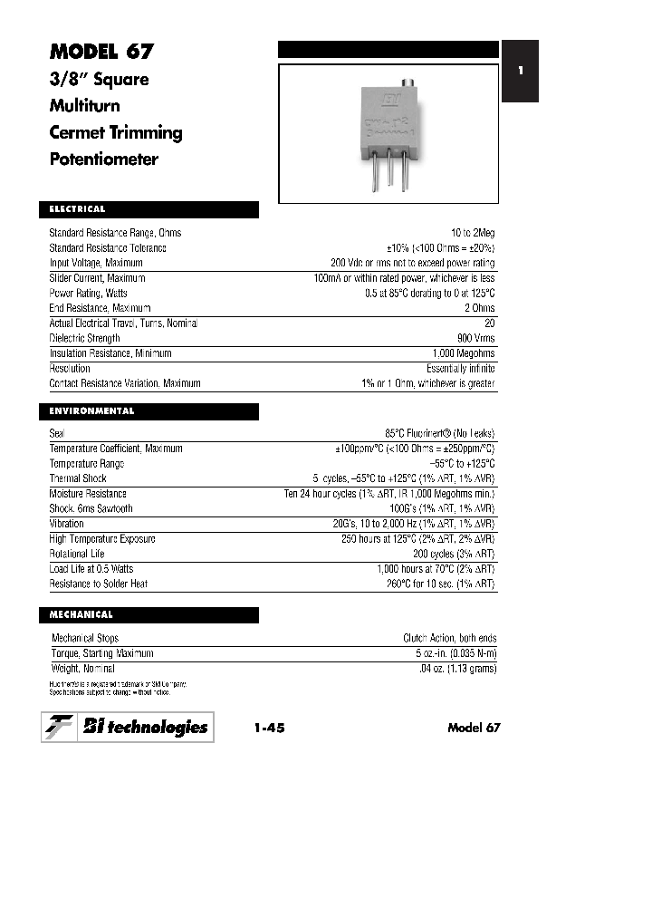 67WR5KLFTR_1201052.PDF Datasheet