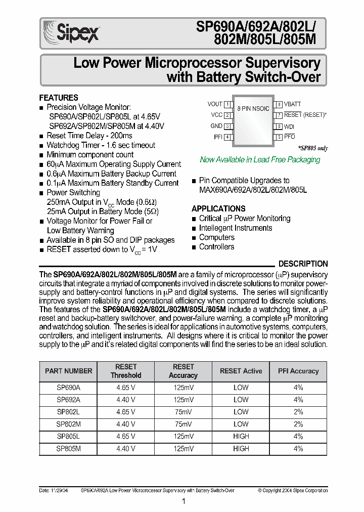 SP805LCNTR_1031045.PDF Datasheet