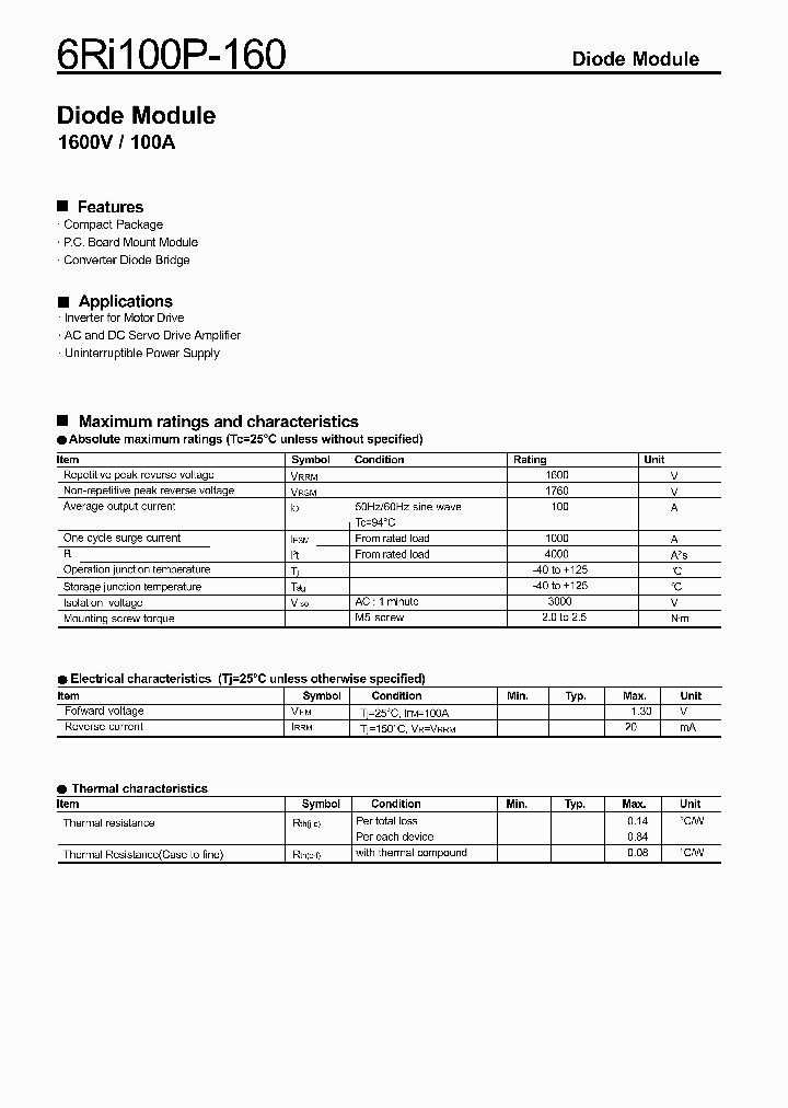 6RI100P-160_1201187.PDF Datasheet
