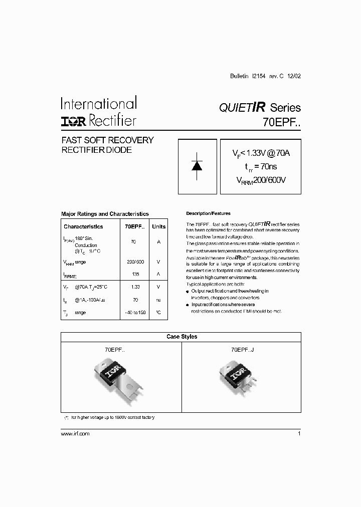 70EPF06J_1201233.PDF Datasheet