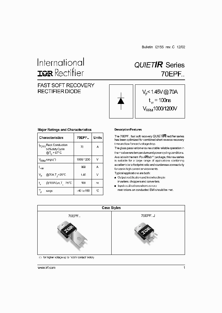 70EPF12J_913965.PDF Datasheet