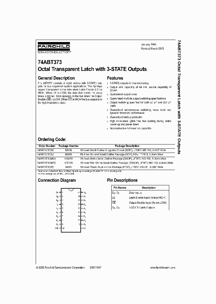 74ABT373CSJ_1201380.PDF Datasheet