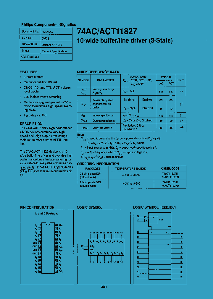 74ACT11827_1105671.PDF Datasheet