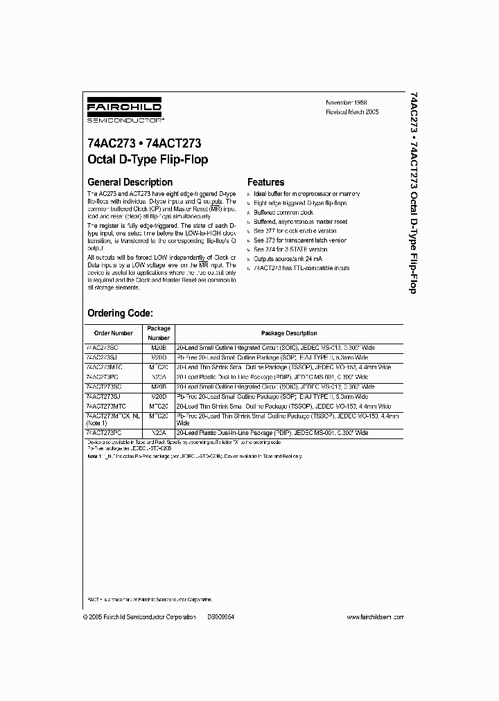 74AC273PC_1160029.PDF Datasheet