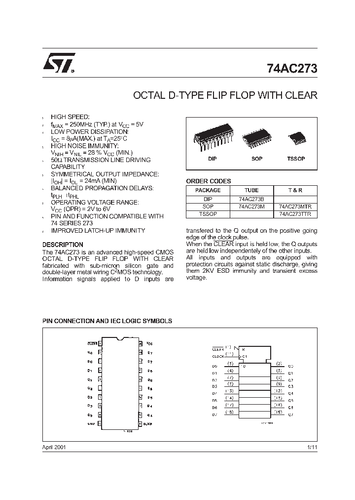 74AC273TTR_1201497.PDF Datasheet