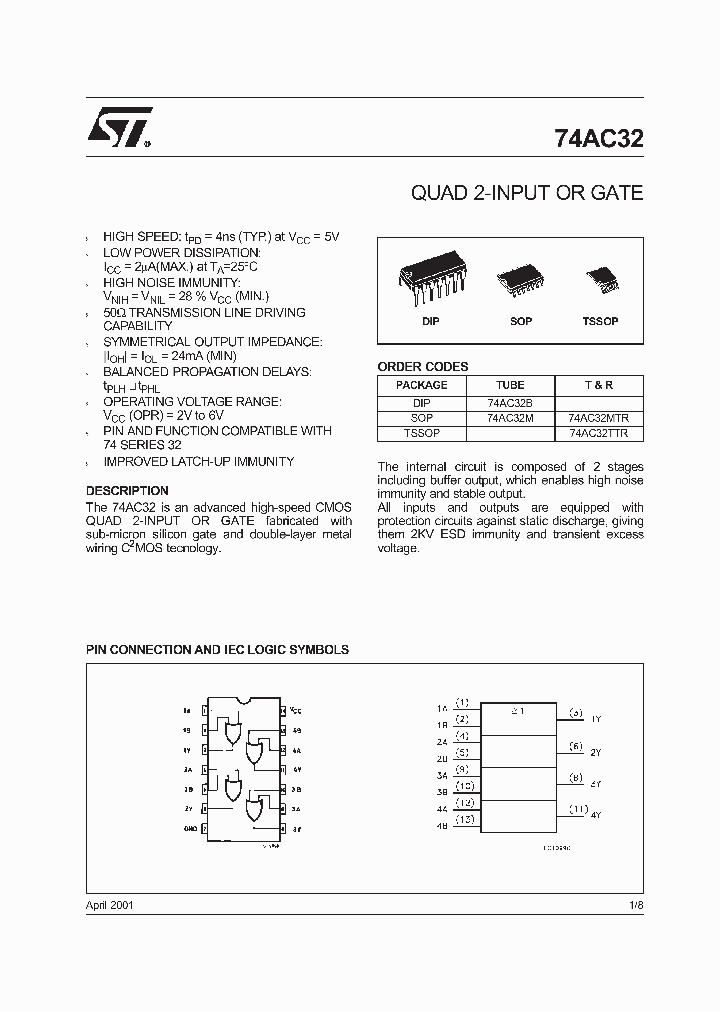 74AC32TTR_1201501.PDF Datasheet