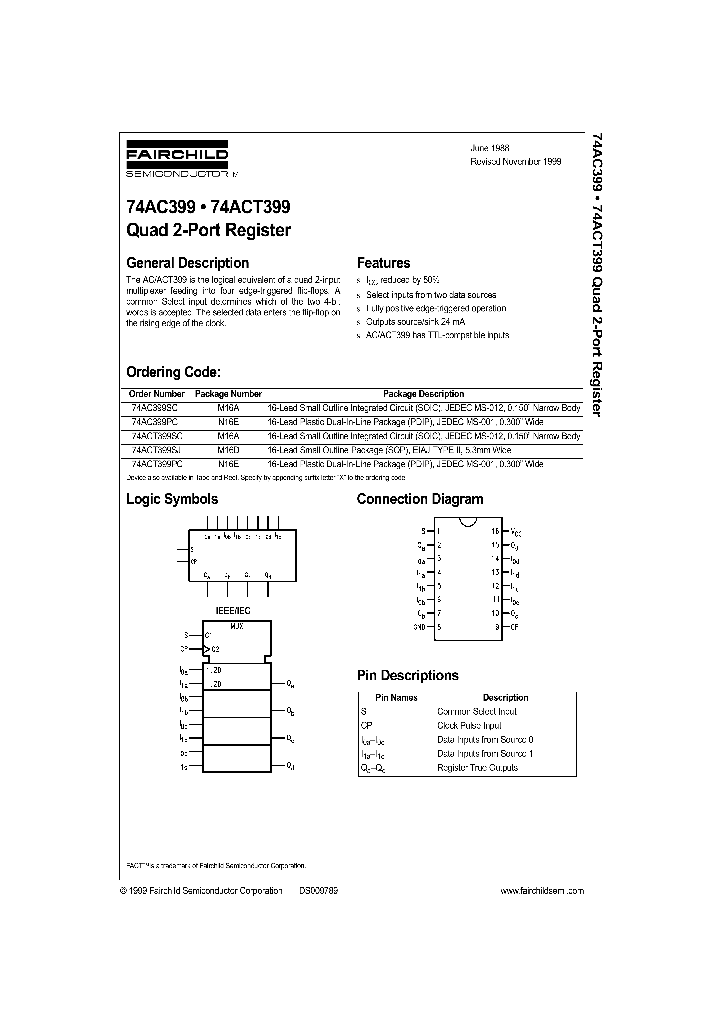 74ACT399SC_895553.PDF Datasheet