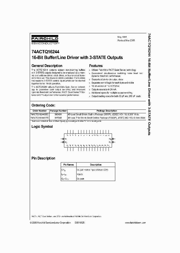 74ACTQ16244SSC_1201700.PDF Datasheet