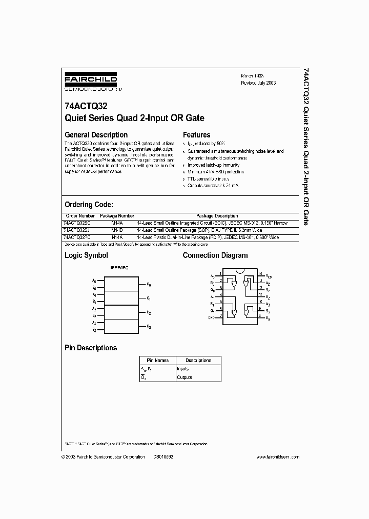 74ACTQ32_1201721.PDF Datasheet