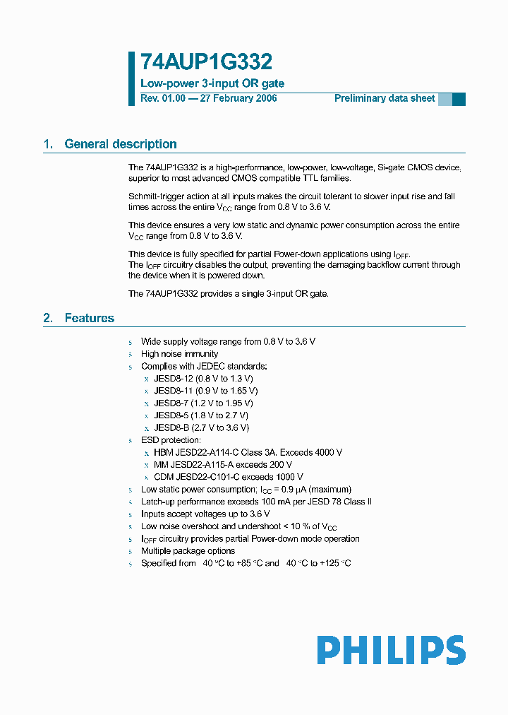74AUP1G332GF_1100045.PDF Datasheet