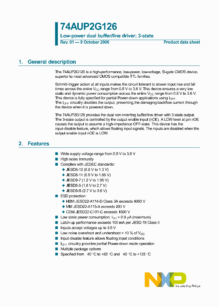 74AUP2G126_1158346.PDF Datasheet